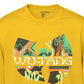 FEA Men's Wu-Tang Clan Graffiti Graphic T-Shirt Yellow Size Small