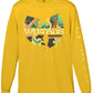 FEA Men's Wu-Tang Clan Graffiti Graphic T-Shirt Yellow Size Small