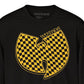 Wu Tang Clan Men's Long-Sleeve T-Shirt Black Size Small