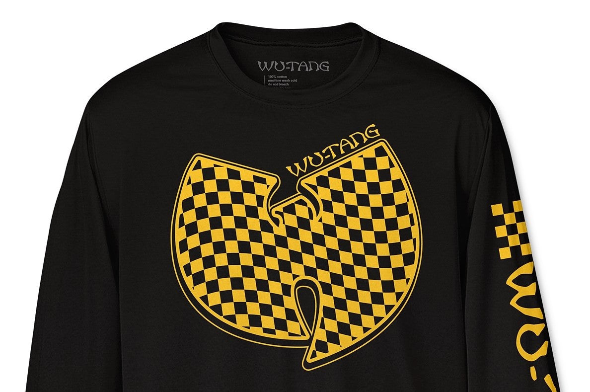 Wu Tang Clan Men's Long-Sleeve T-Shirt Black Size Small