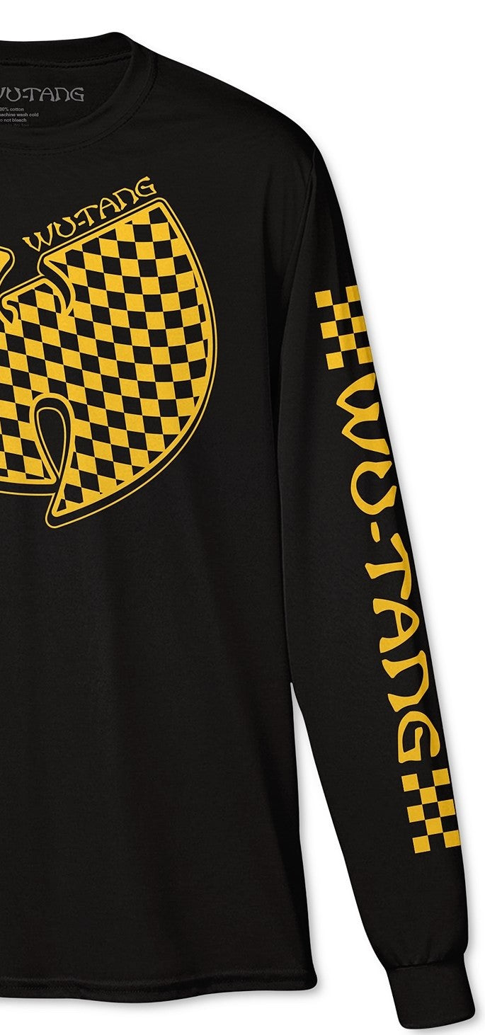 Wu Tang Clan Men's Long-Sleeve T-Shirt Black Size Small