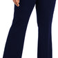 Calvin Klein Women's Plus Size Button-Detail Dress Pants Blue Size 18