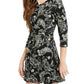 Be Bop Juniors' Paisley TwistFront Dress  Black Size Large