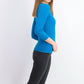 Maison Jules Women's Ribbed Crew-Neck Sweater Green Size Medium
