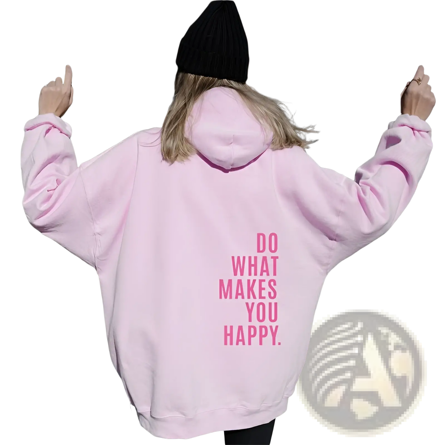 Do what Makes you Happy Oversized Streetwear Hoodie