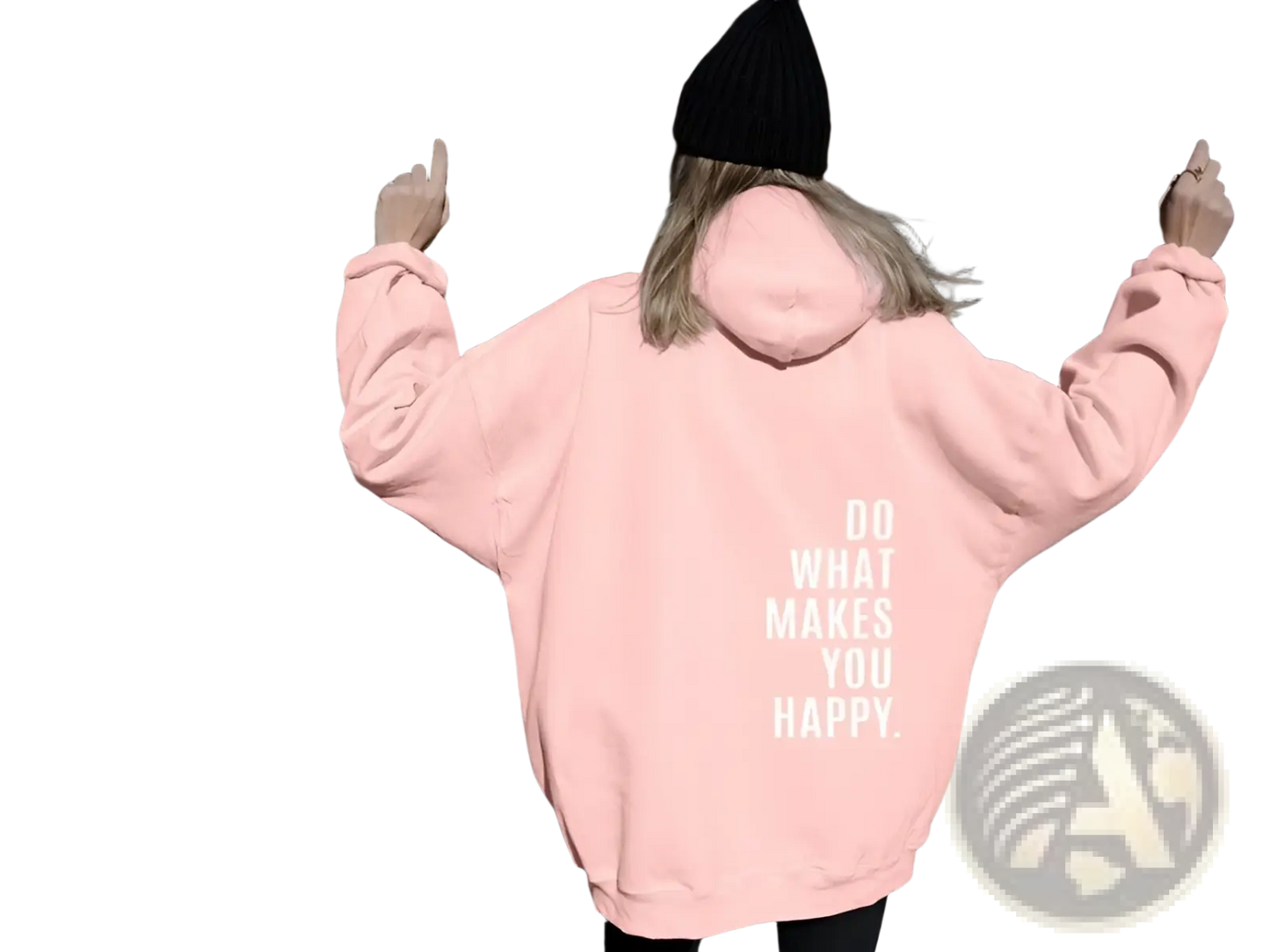 Do what Makes you Happy Oversized Streetwear Hoodie
