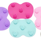 Makeup Brush Cleaning Mat Heart Shaped Silicone Pad