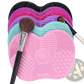Makeup Brush Cleaning Mat Heart Shaped Silicone Pad