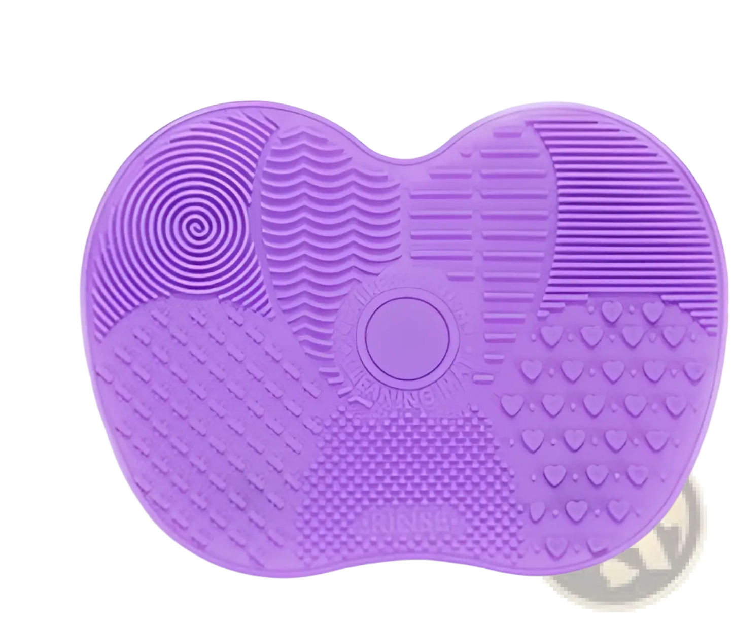 Makeup Brush Cleaning Mat Heart Shaped Silicone Pad