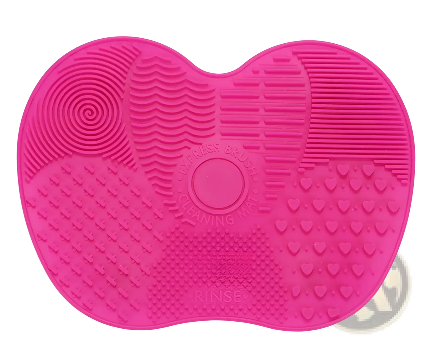 Makeup Brush Cleaning Mat Heart Shaped Silicone Pad