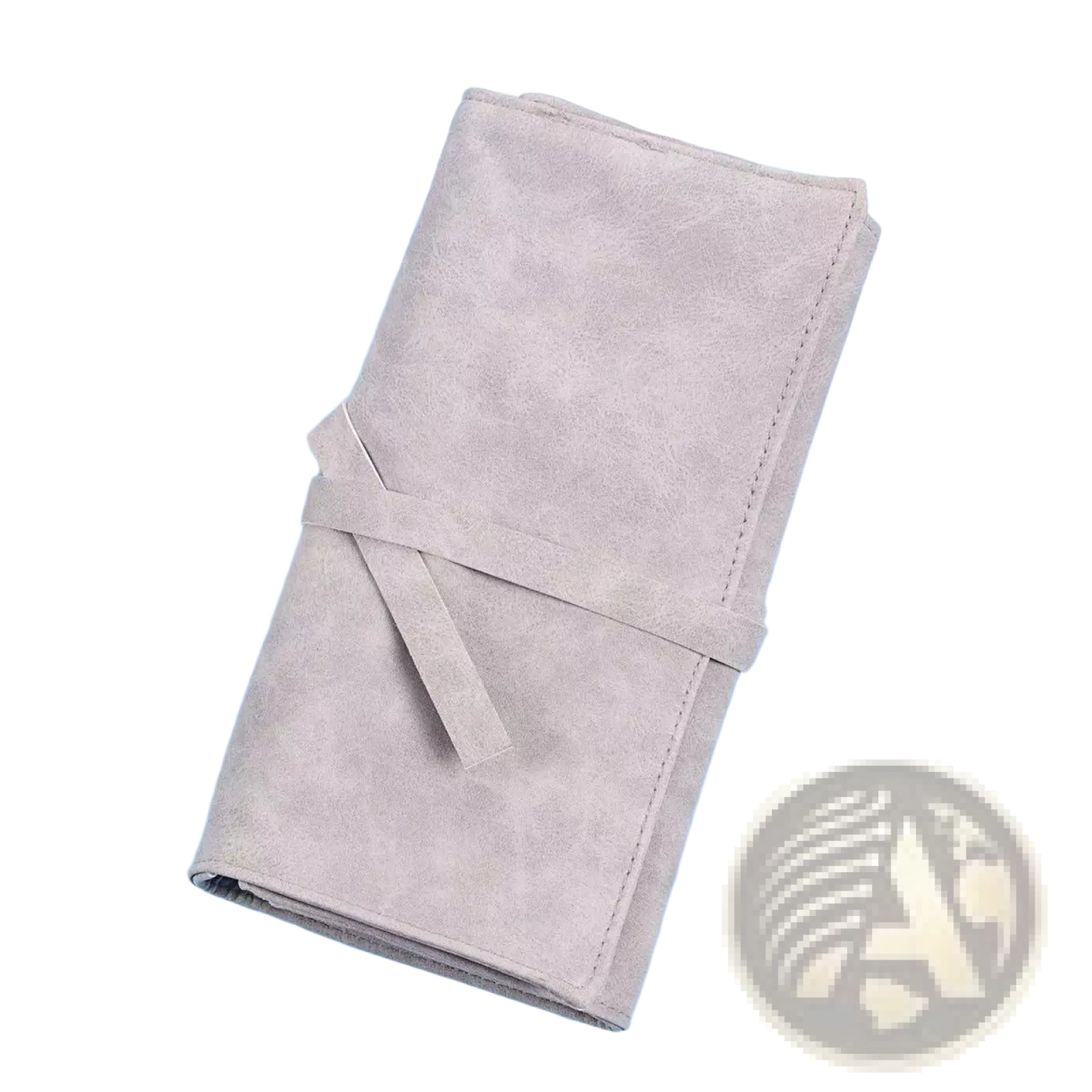 Makeup Brush Set with 15 Silver Pieces and Case