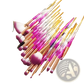 Makeup Brush Set 20 Piece Rose Gold and Glitter
