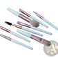 Makeup Brush Set with 8 Pieces and Leather Case