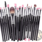 Makeup Brush Set Professional Cosmetic Brushes 20pc