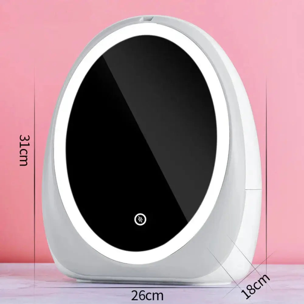 Led Vanity Mirror Jewelry and Makeup Storage Case