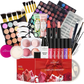 Makeup Set Popfeel Festive Red Gift Kit 27 Pcs