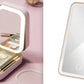 Portable Led Travel Makeup Mirror and Jewelry Storage Box