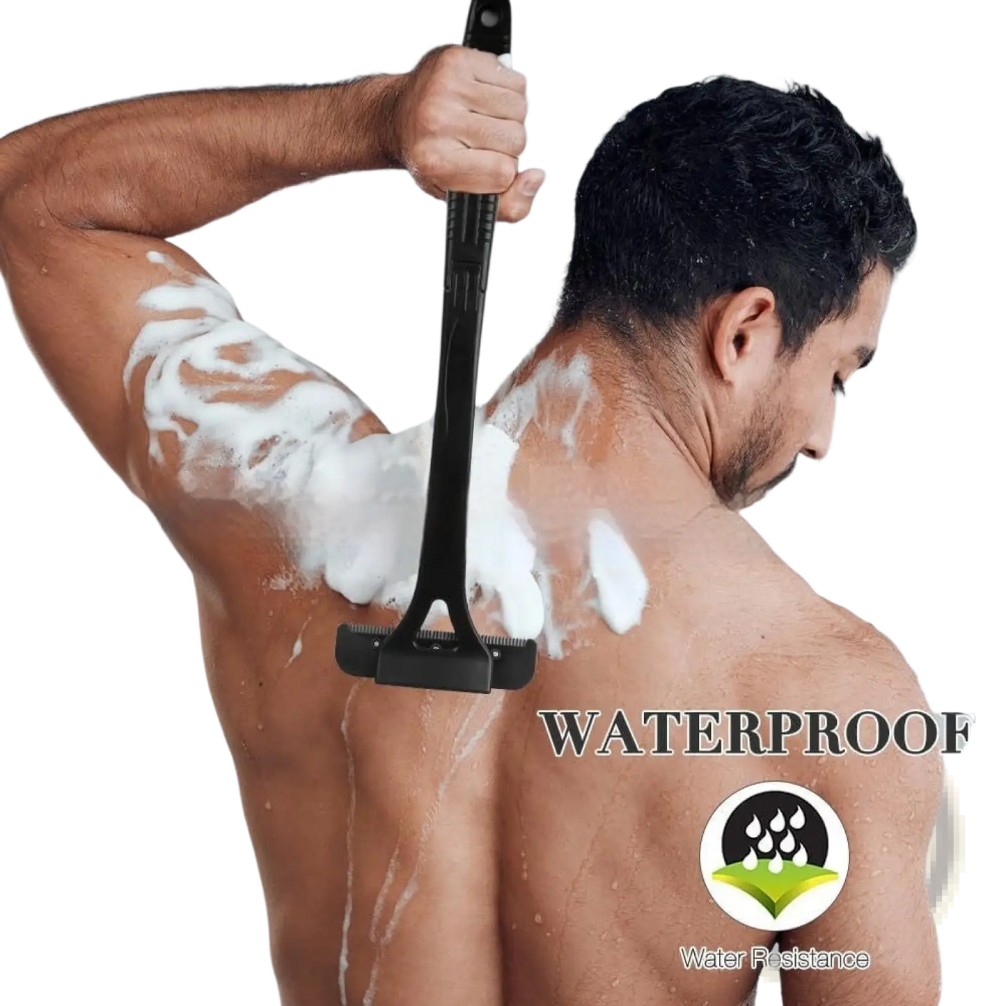 Manual Back Shaver and Body Hair Scraper with 5 Blades