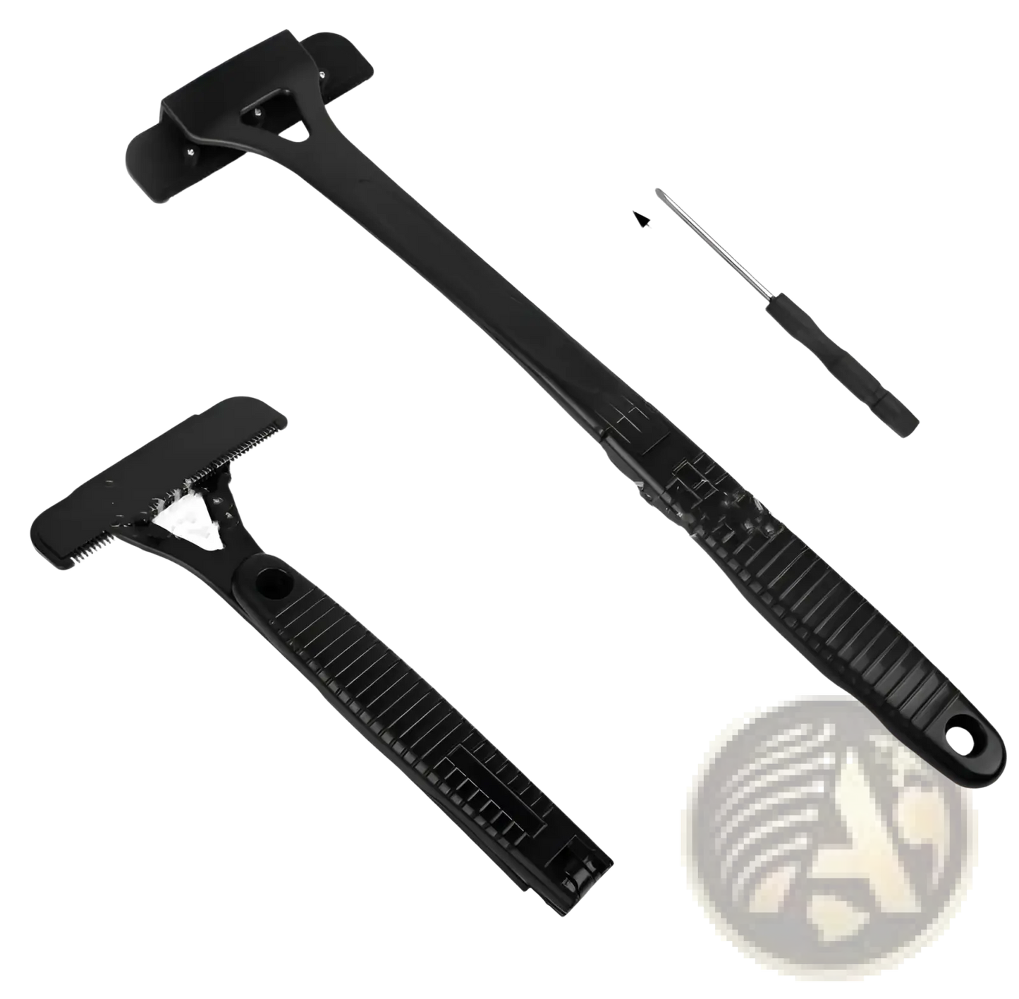 Manual Back Shaver and Body Hair Scraper with 5 Blades