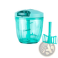 Manual Food Chopper 900ml Vegetable Meat Grinder