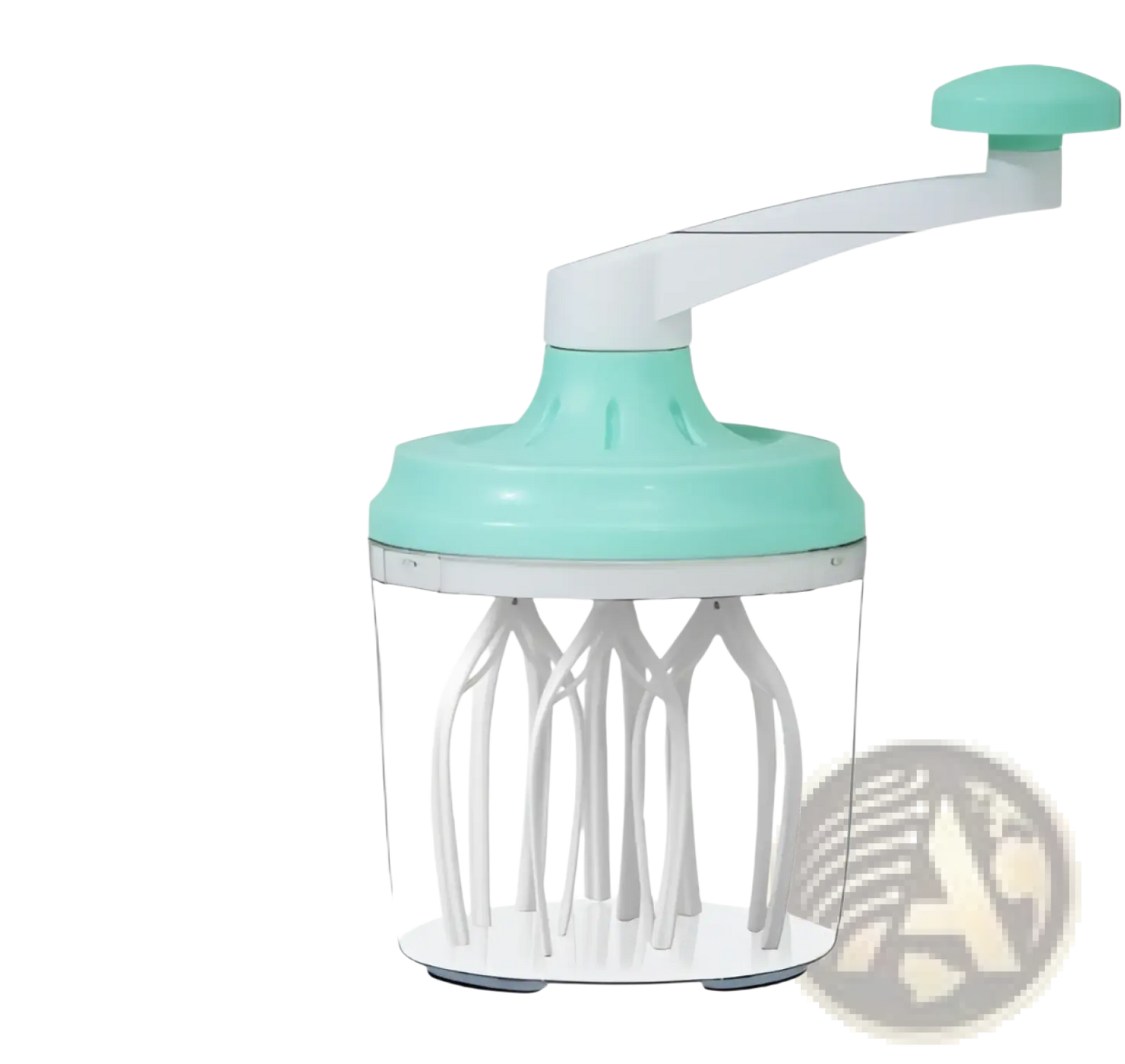 Manual Hand Crank Egg Whisk and 1200ml Food Mixer