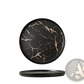 Marble Ceramic Plate with Gold Veining Tray