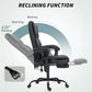 Massage Office Chair with Footrest and High Back