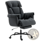 Massage Office Chair Reclining Black with Footrest
