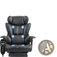 Massage Office Chair with Reclining Footrest 396lbs