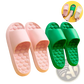 Massage Slippers Honeycomb Textured Rubber Slides