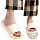 Massage Slippers Honeycomb Textured Rubber Slides