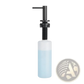Matte Black Kitchen Soap Dispenser with 17oz Bottle