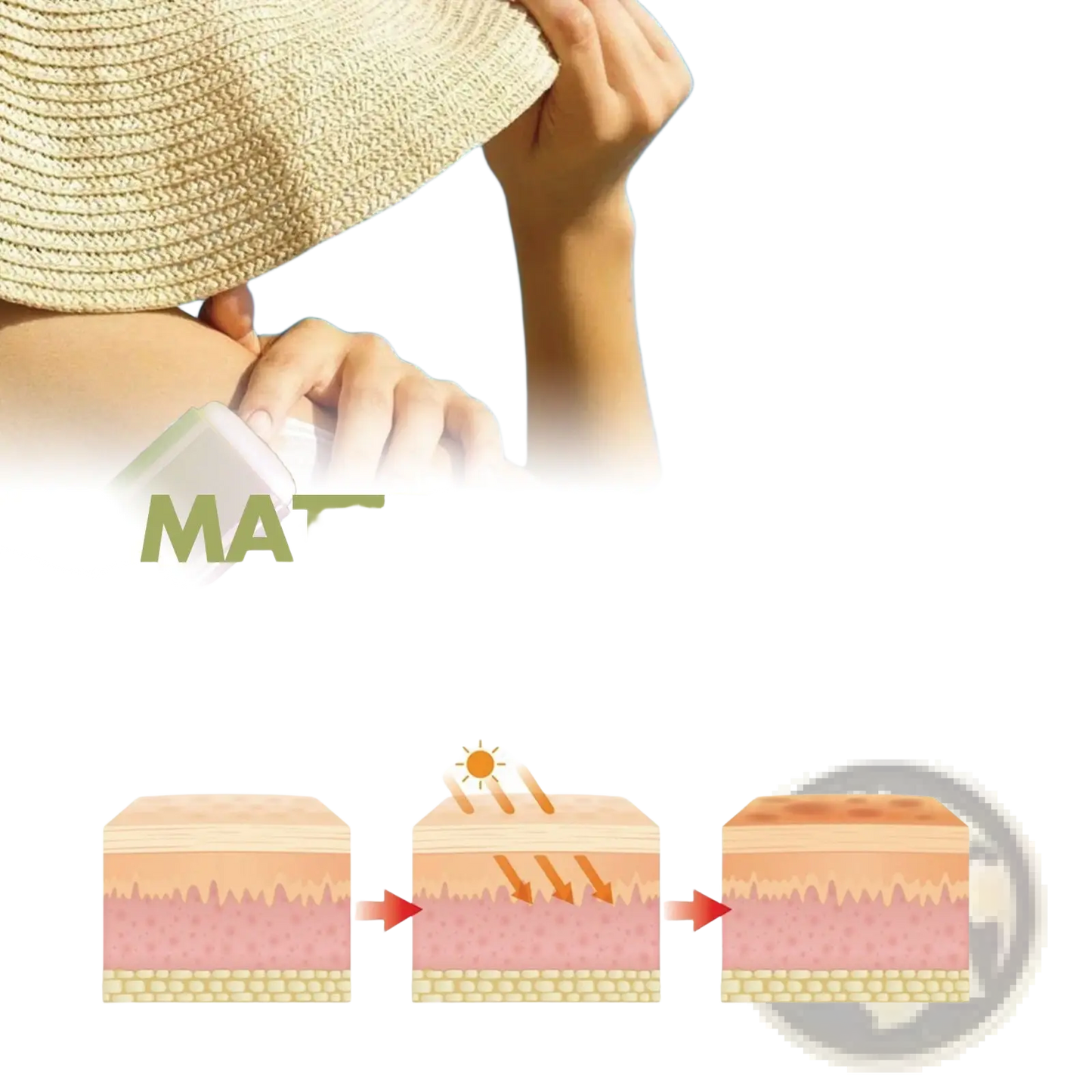 Matte Sun Stick Spf 50 Moisturizing Skincare Cream