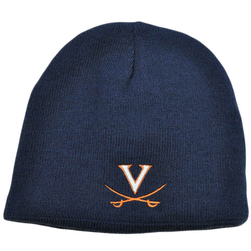 NCAA Zephyr Reversible Women Kid Knit Beanie Nordic Hat Virginia Cavaliers Cavs