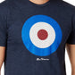 Ben Sherman Men's Slim-Fit Graphic Print T-Shirt Midnight Navy Size Extra Large