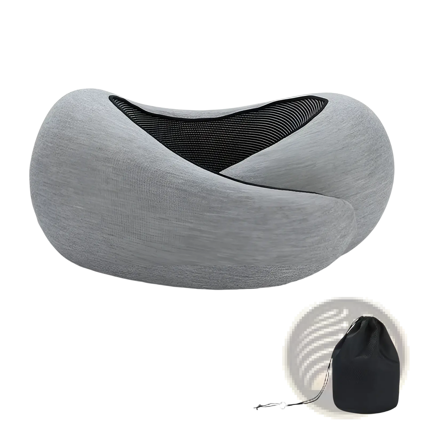 Memory Foam Travel Neck Pillow Adjustable Support