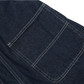 Men Embroidered Dark Blue Denim Overalls