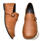 Men Leather Slip on Loafer Buckle Casual Shoes