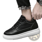 Men Leather Sneakers Platform Running Shoes