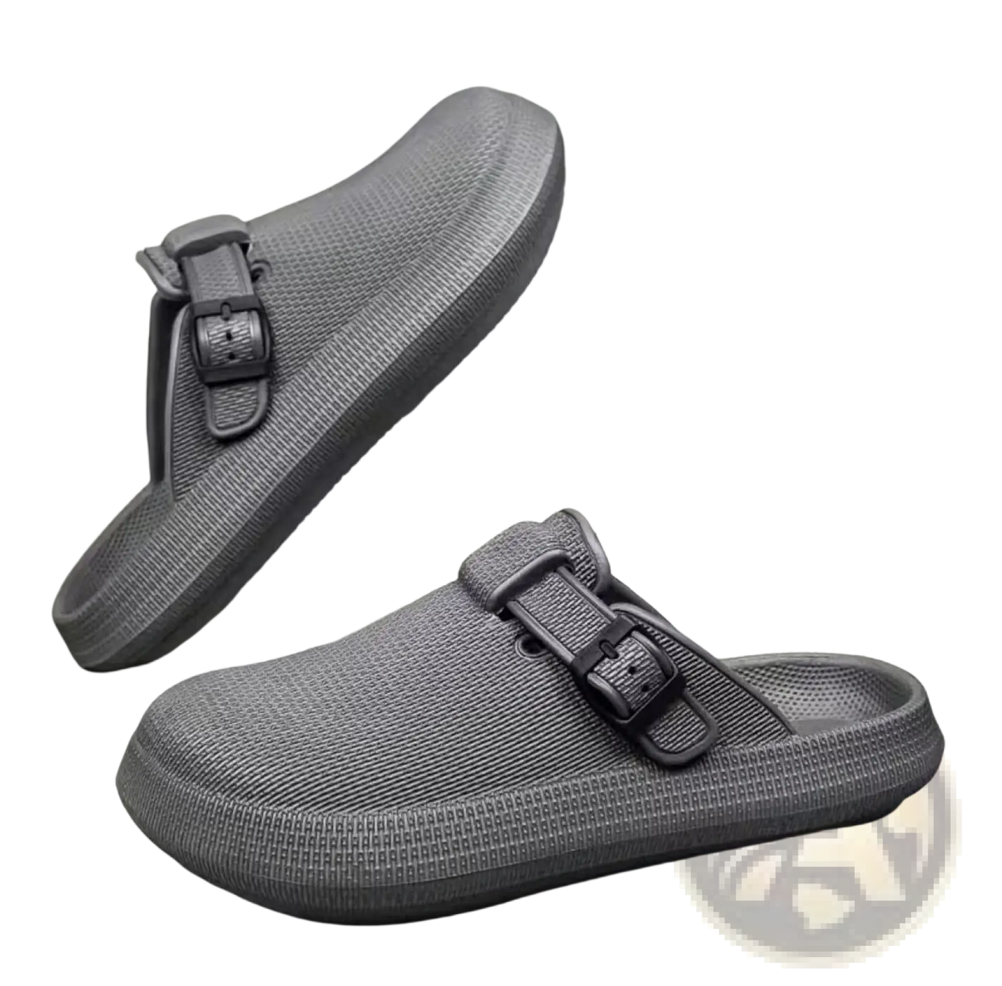 Men Lightweight Mesh Clog Slippers with Adjustable Straps