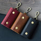 Men's Minimalist Leather Wallet and Key Organizer Case