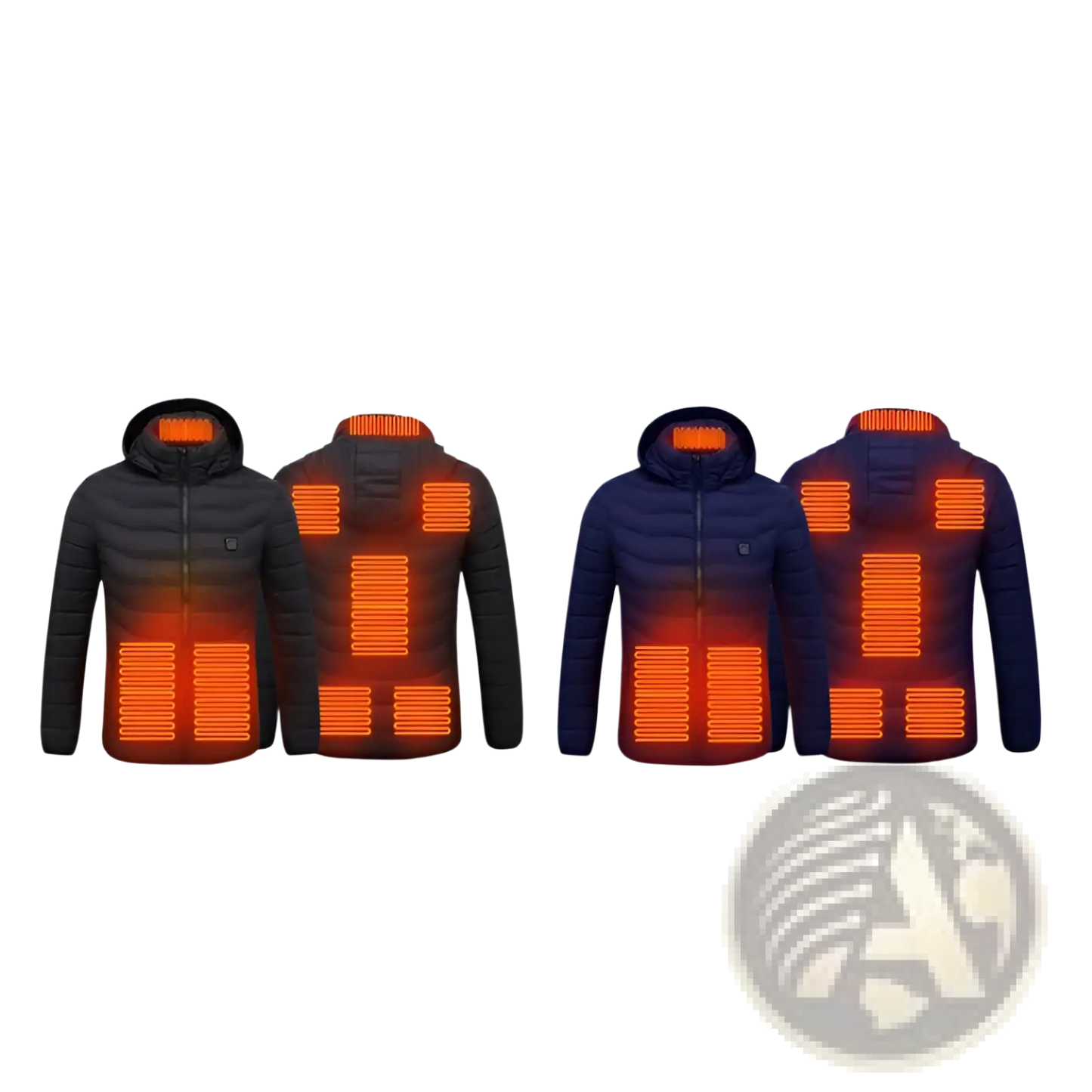 Men's 8-zone Intelligent Lightweight Heated Hooded Jacket