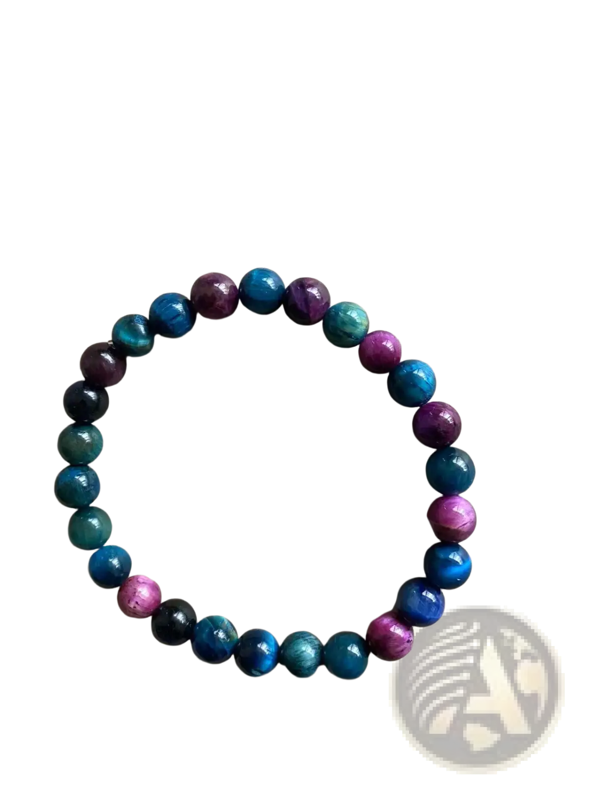 Men's 8mm Natural Tiger Eye and Gemstone Bead Bracelets