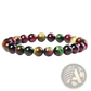 Men's 8mm Natural Tiger Eye and Gemstone Bead Bracelets