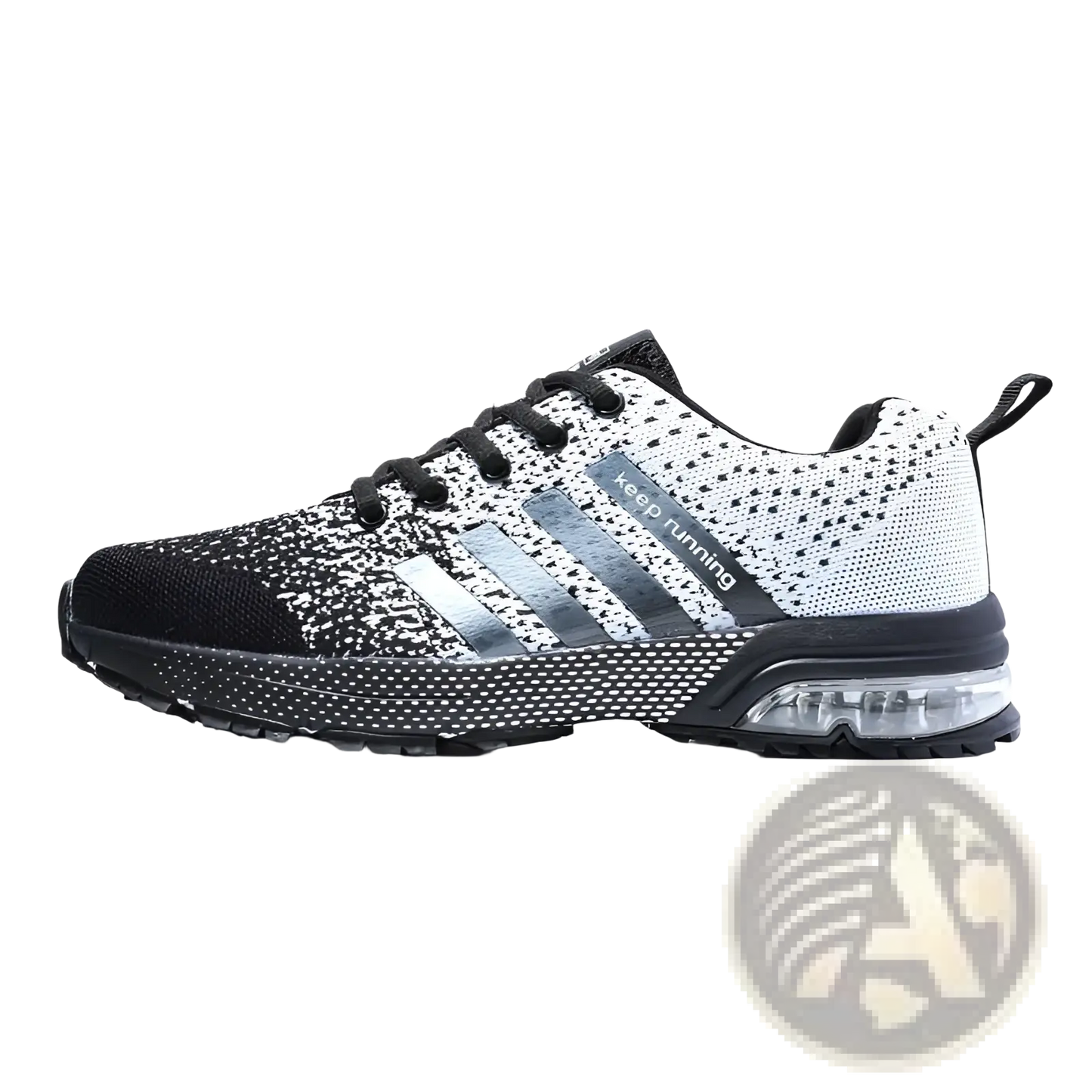 Men's Air Cushion Knit Running Sneakers Large Size