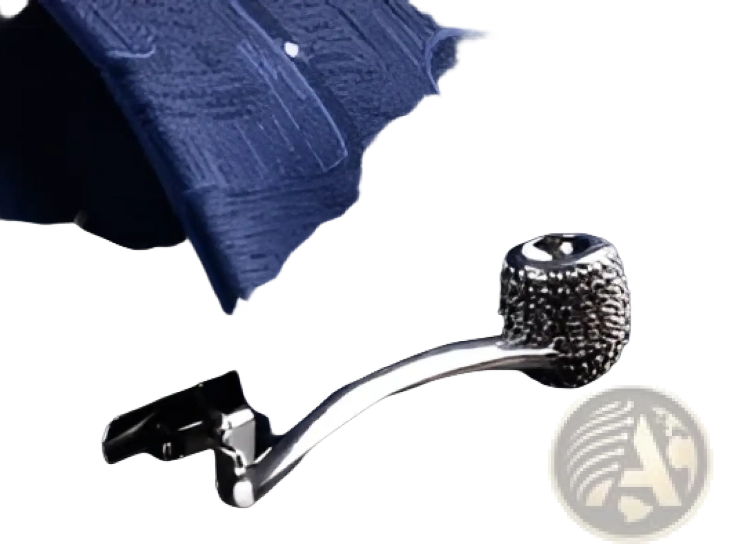 Men's Airplane Tie Clip and Lapel Pin Gift Set