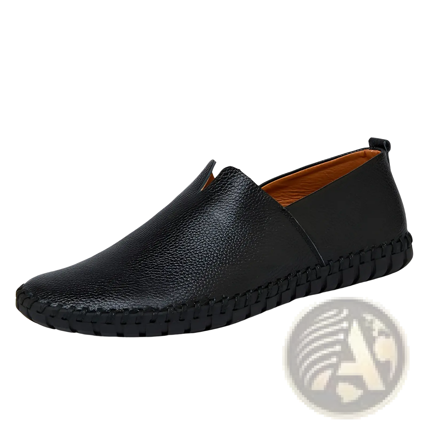 Men's Breathable Leather Driving Loafers in Large Sizes