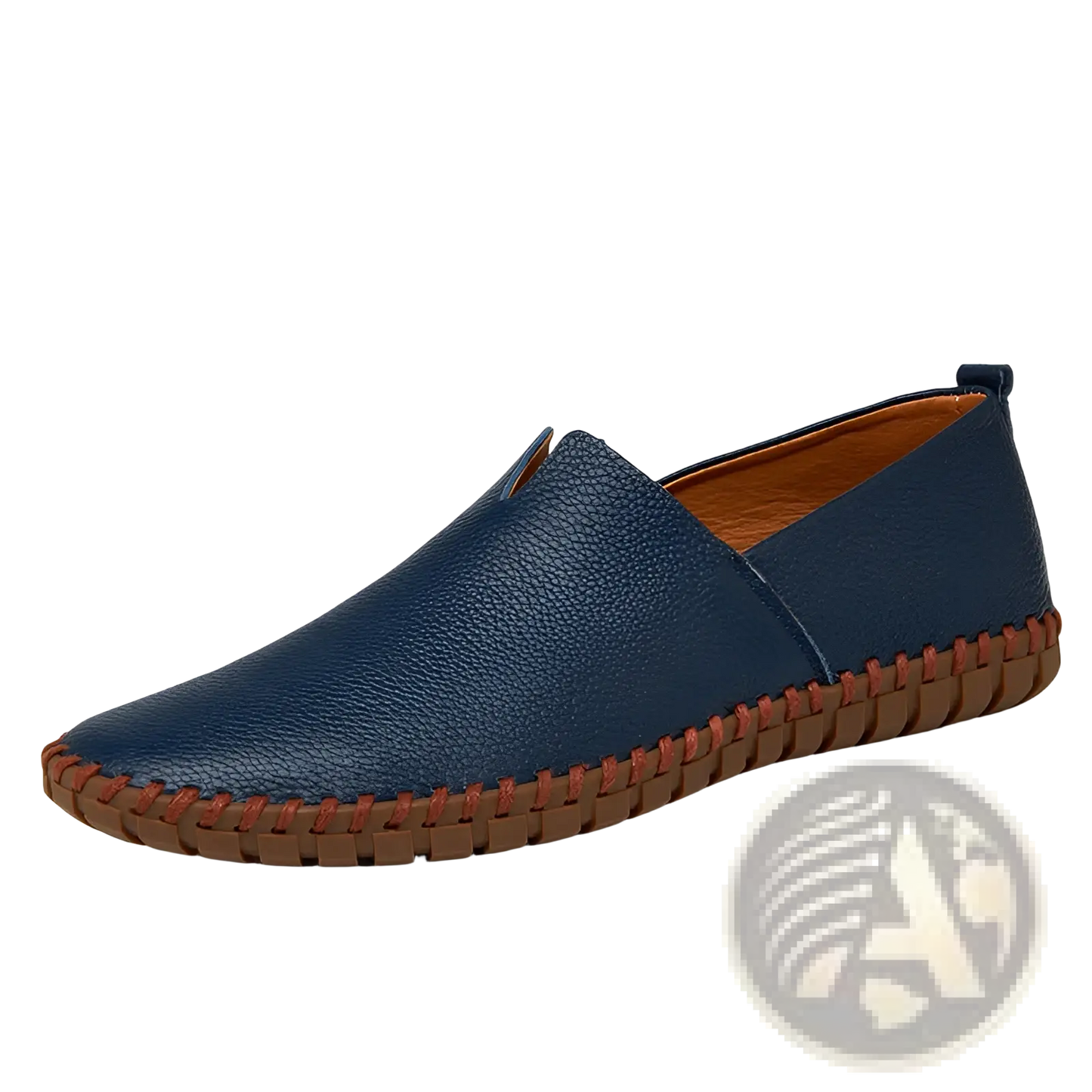 Men's Breathable Leather Driving Loafers in Large Sizes
