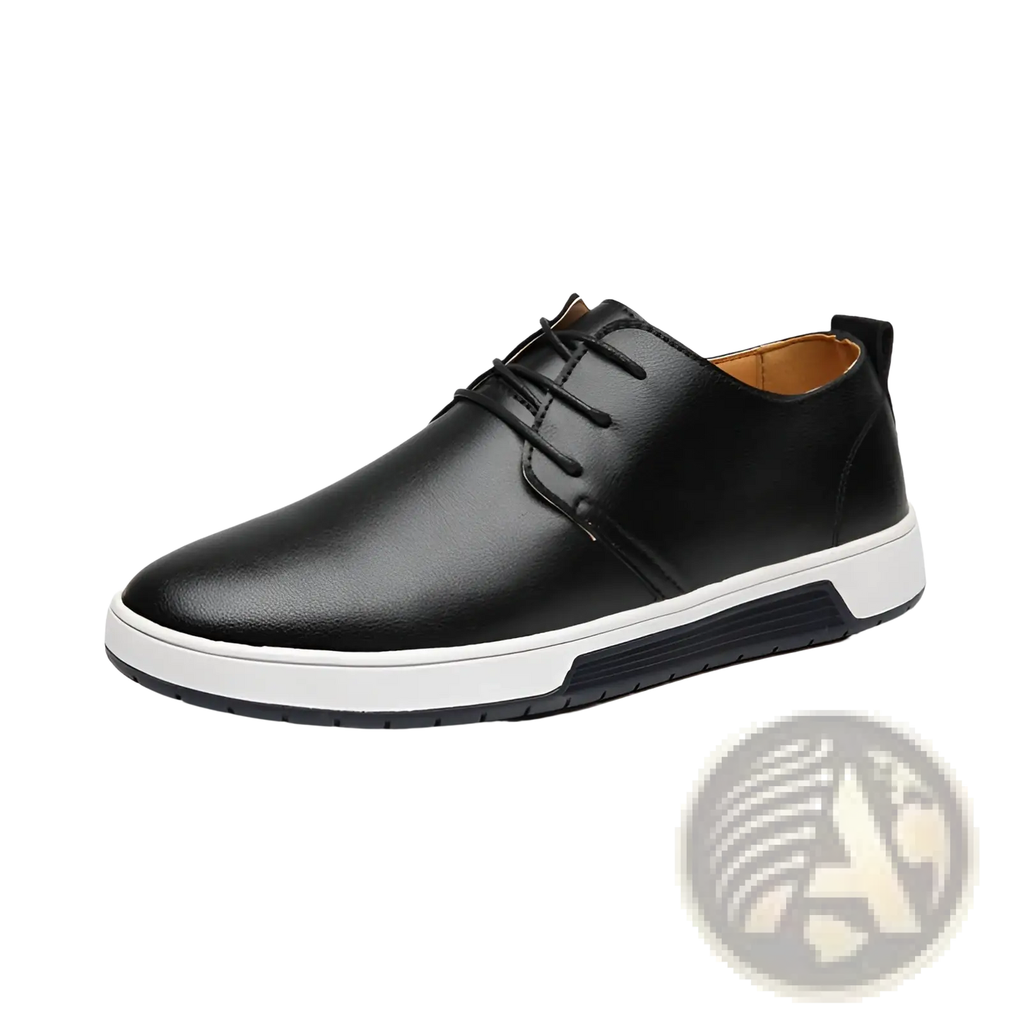 Men's Breathable Leather Sneakers Non-slip Shoes