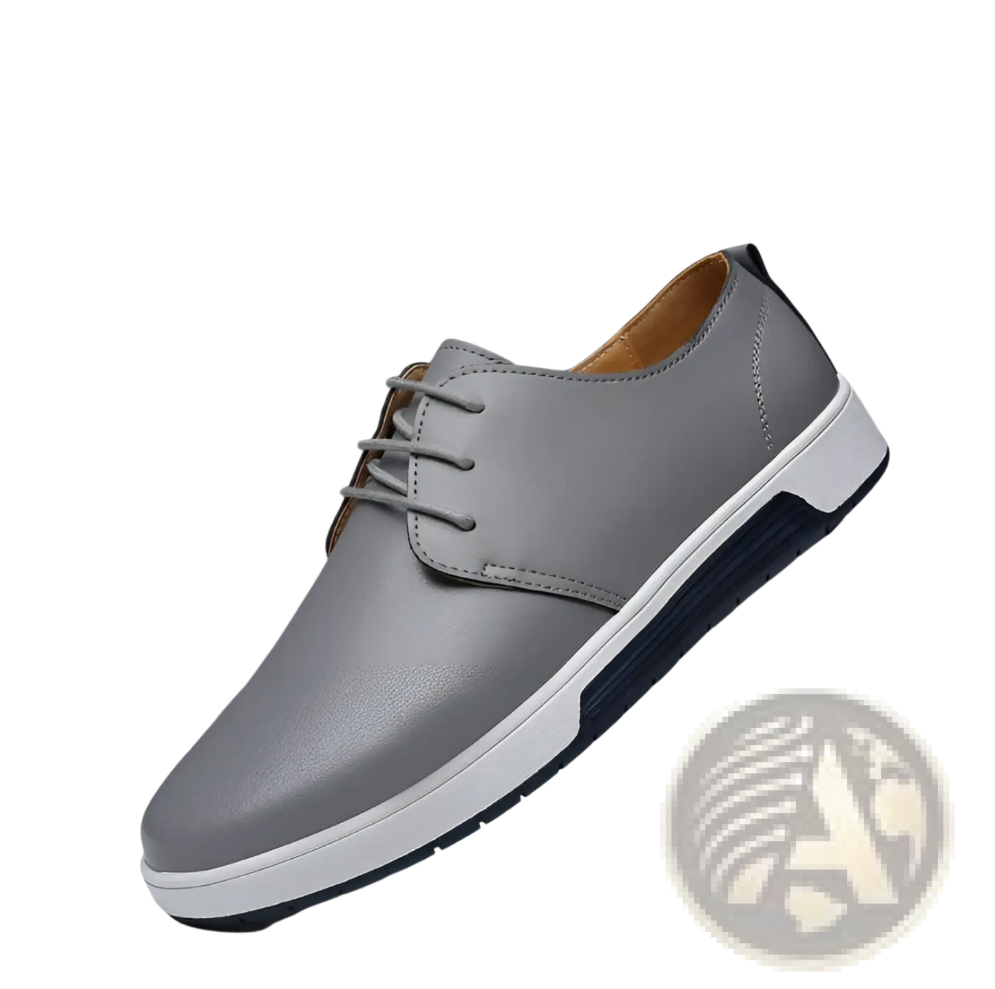 Men's Breathable Leather Sneakers Non-slip Shoes